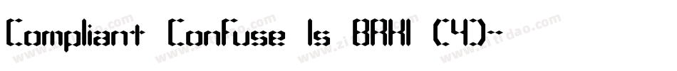 Compliant Confuse 1s BRK1 (4)字体转换